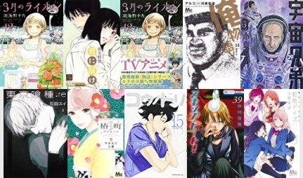 Classifica manga oricon dal 26 Settembre al 10 Ottobre 2016 (1-10)